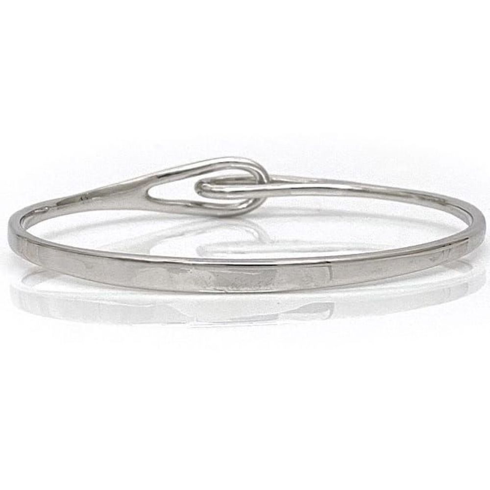 Tiffany Bangle Double Loop Silver - image 4
